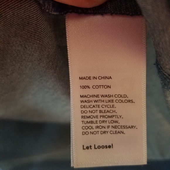 Kate Spade Saturday Dress XS Denim Look Cotton - Picture 6 of 6